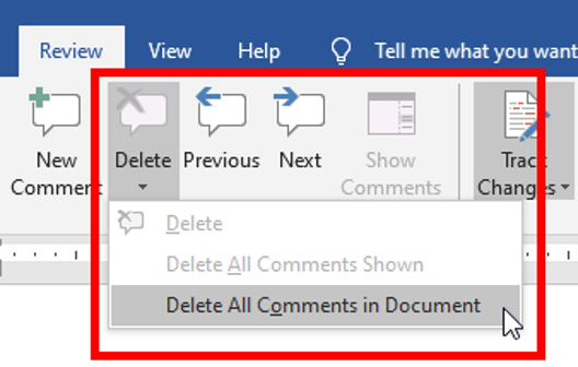 stop my word document from opening with markup in word for mac